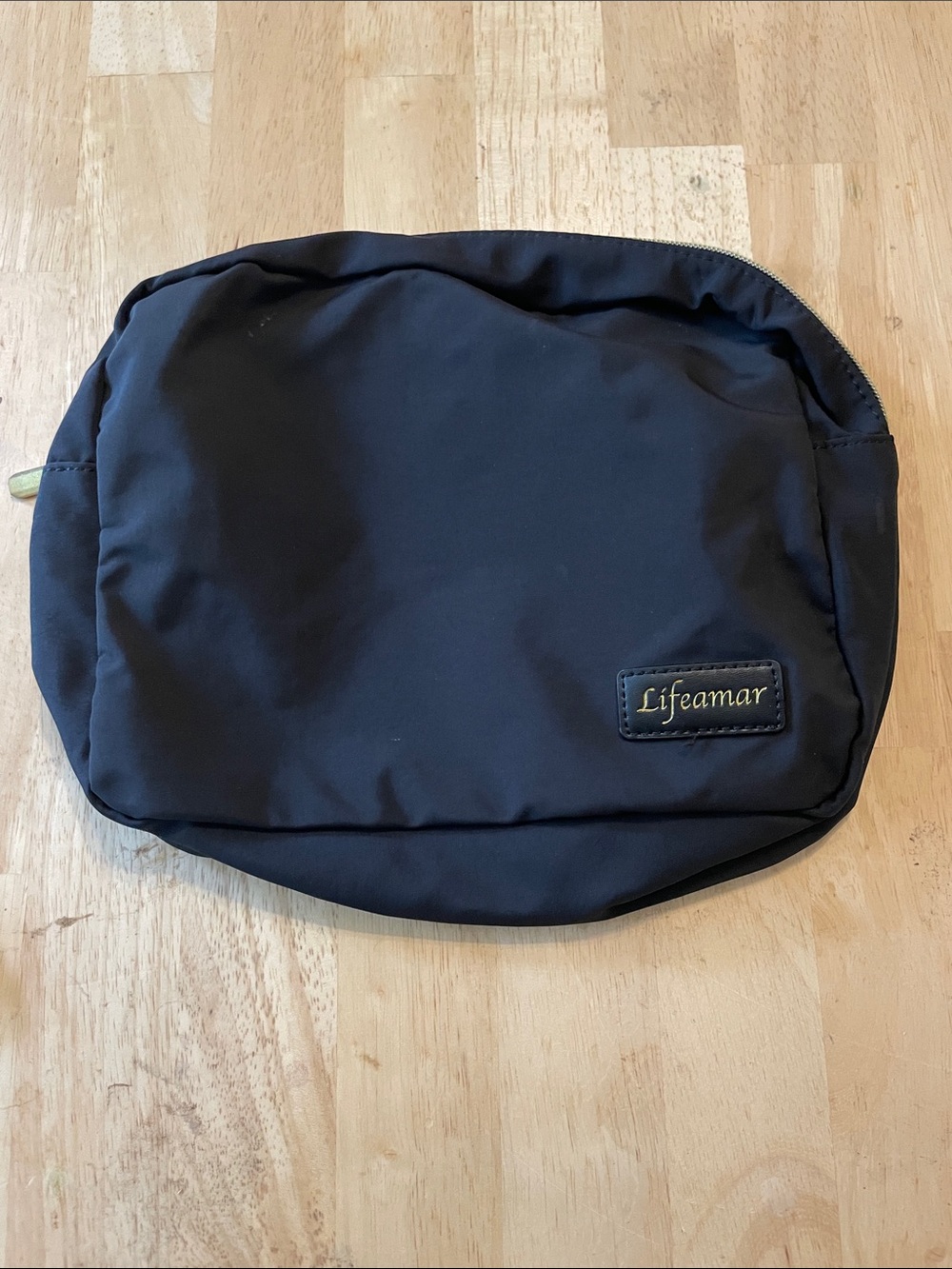 Lifeamar Black Travel Toiletry Pouch